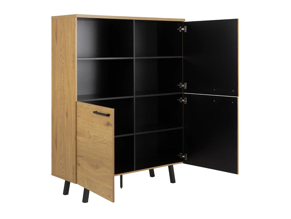Kiara Display Cabinet Matte Oak 3