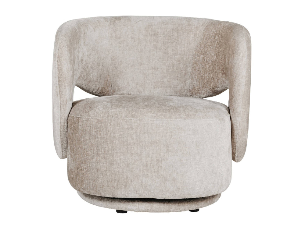 Kinsley Swivel Accent Chair Mink 2