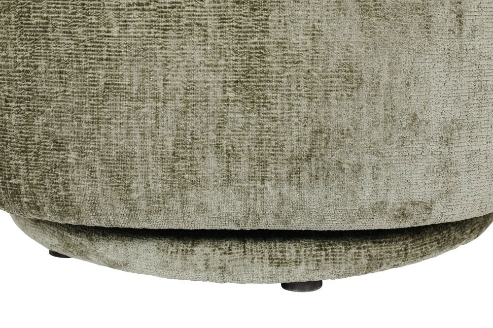 Kinsley Swivel Accent Chair Olive Base Detail