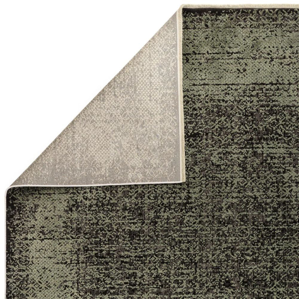 Koa Sage and Black Rug Detail 2