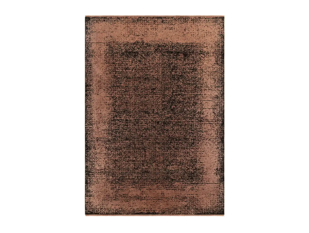 Koa Terracotta and Black Rug