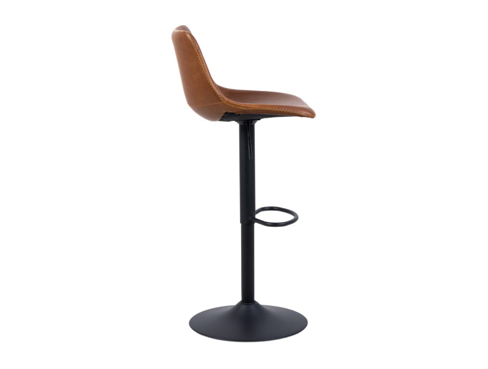 Leo Height Adjustable Barstool Brandy 3