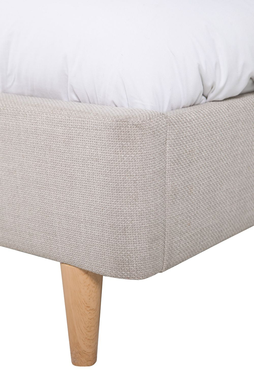 Lettie Bed Frame Cashmere Leg Detail 2