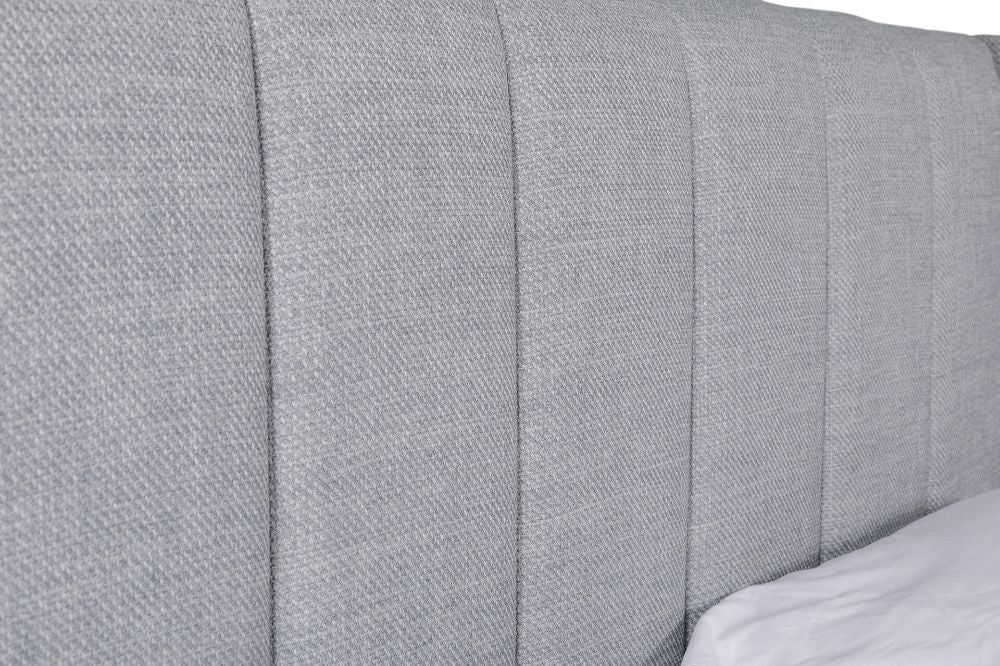 Lettie Bed Frame Grey Headboard Detail 2