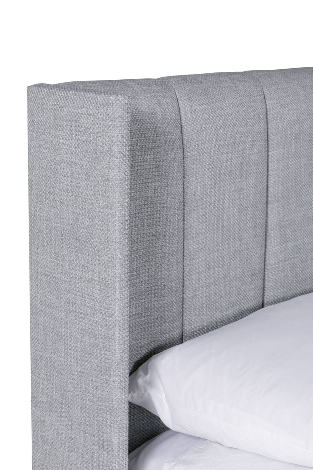 Lettie Bed Frame Grey Headboard Detail