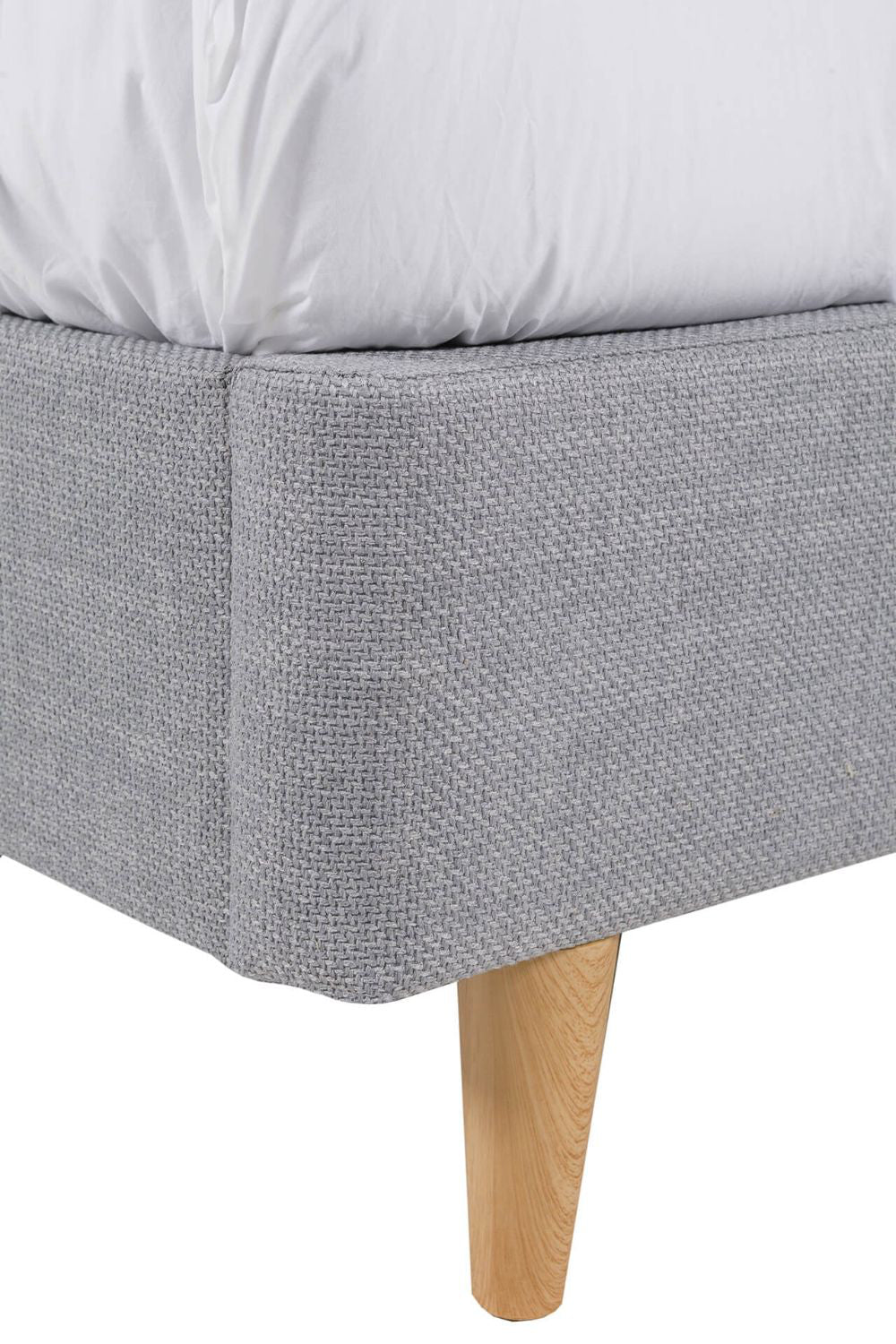 Lettie Bed Frame Grey Leg Detail 2