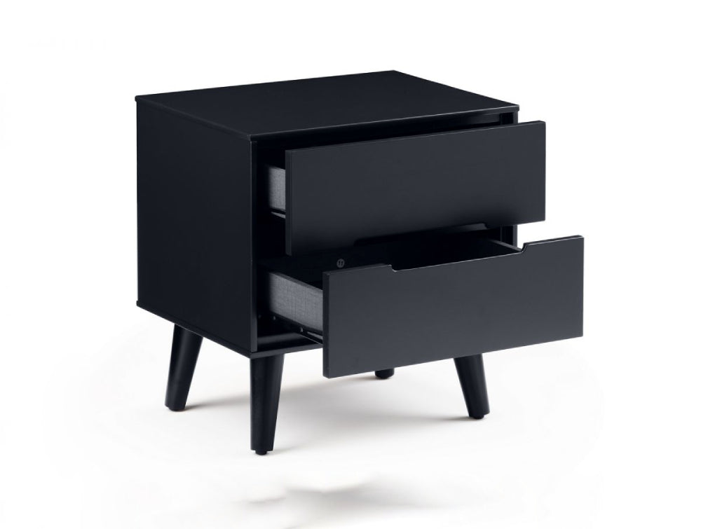 Lexi 2 Drawer Bedside Table Anthracite 4