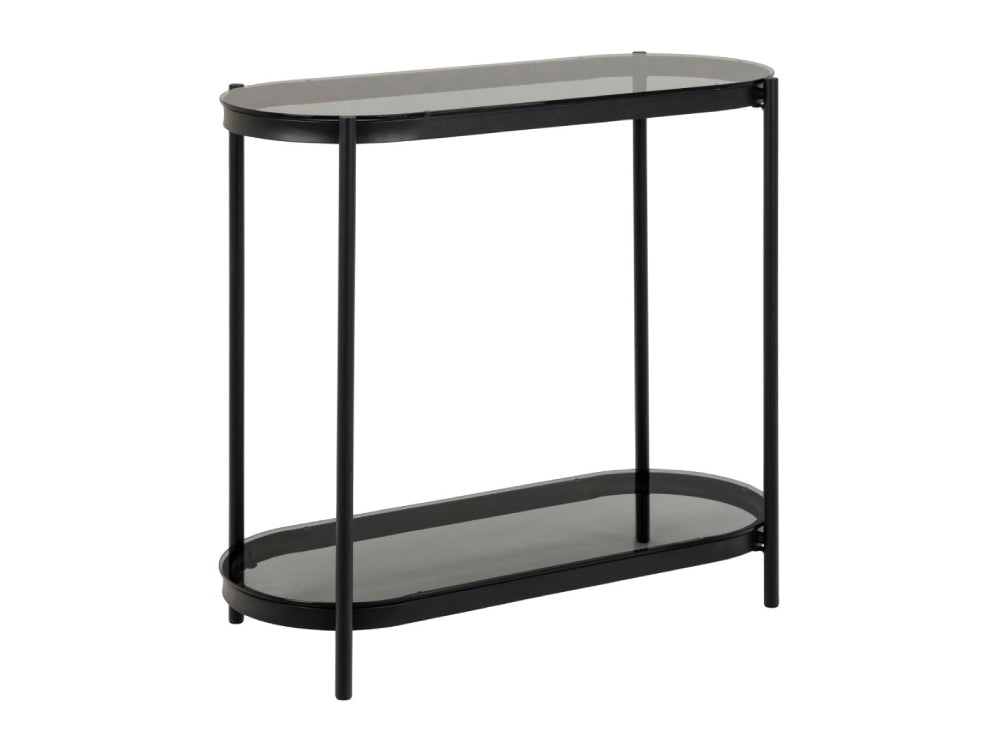 Lida Console Table Smoked Glass