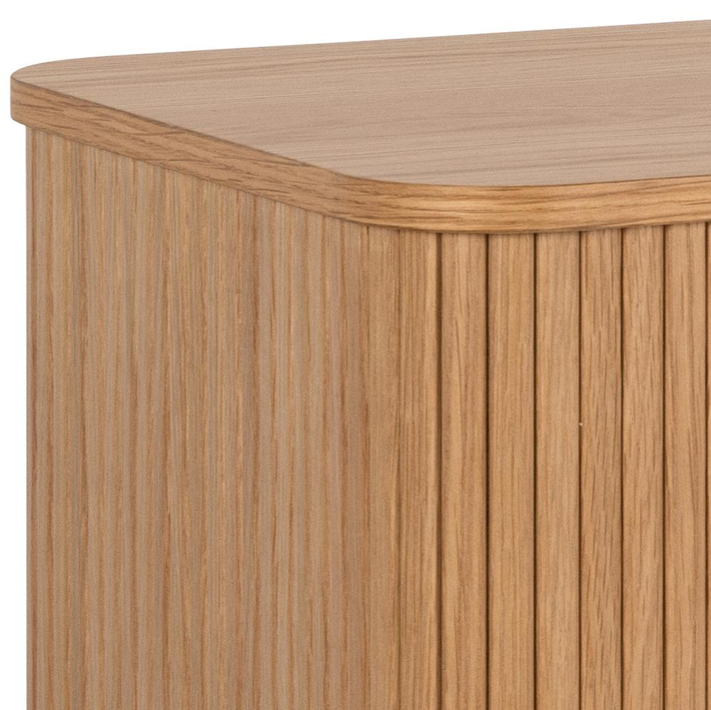 Luis Wooden Sideboard Top Corner Detail