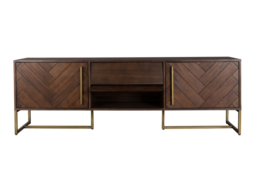 Luka Wooden Media Unit 3