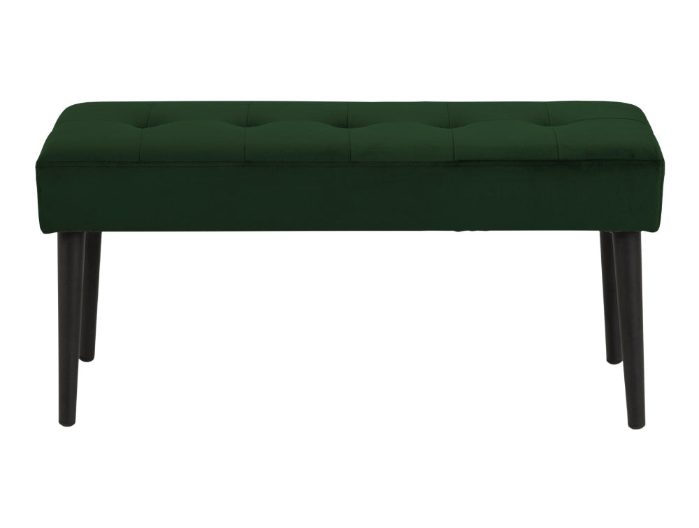 Lumina Upholstered Bench Forest Green 2