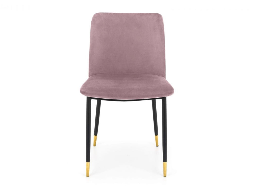Luna Dining Chair Dusky Pink 2