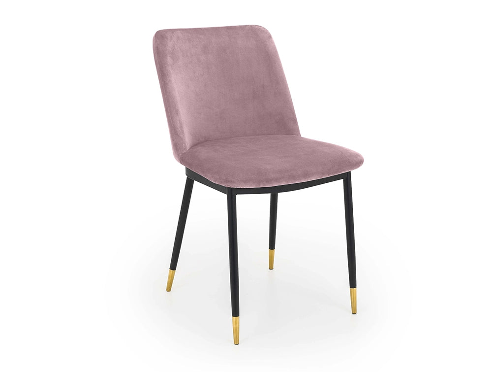 Luna Dining Chair Dusky Pink
