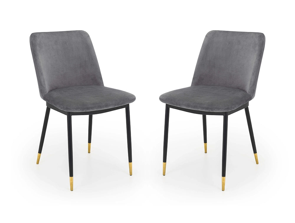 Luna Dining Chair Grey 2