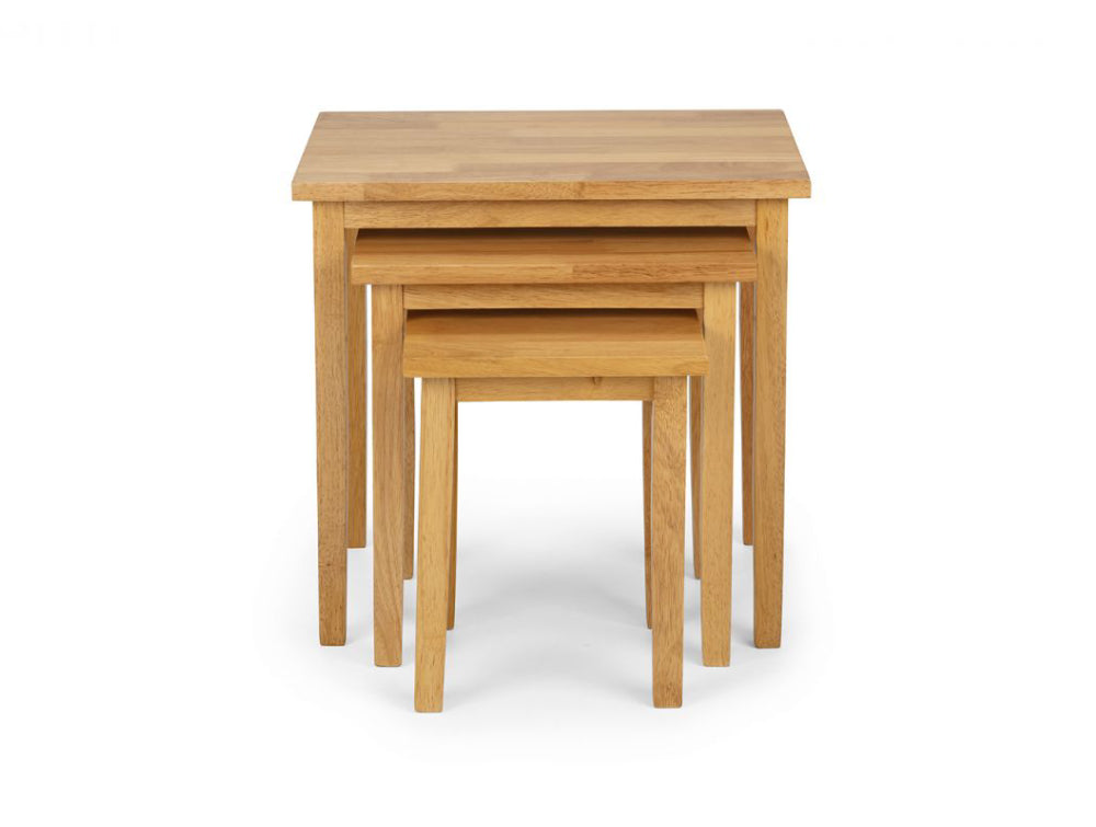 Lyon Nest Of Tables Light Oak 2