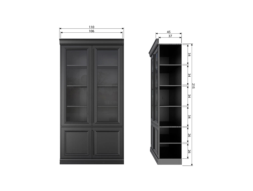Maca Display Cabinet Dimensions