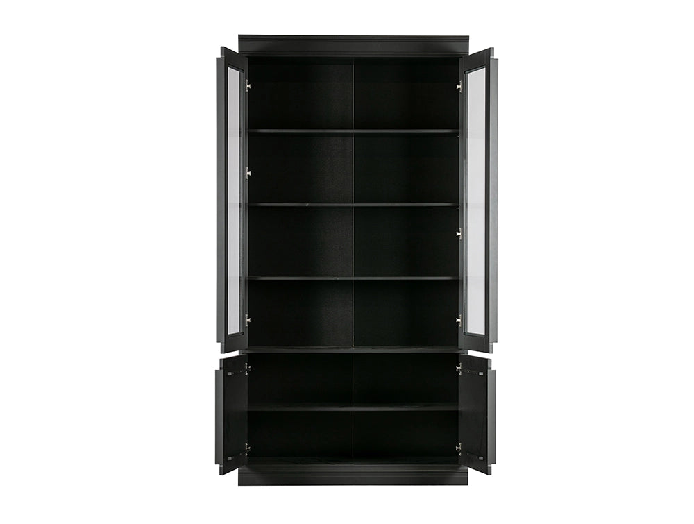 Maca Display Cabinet - Matte Black 4
