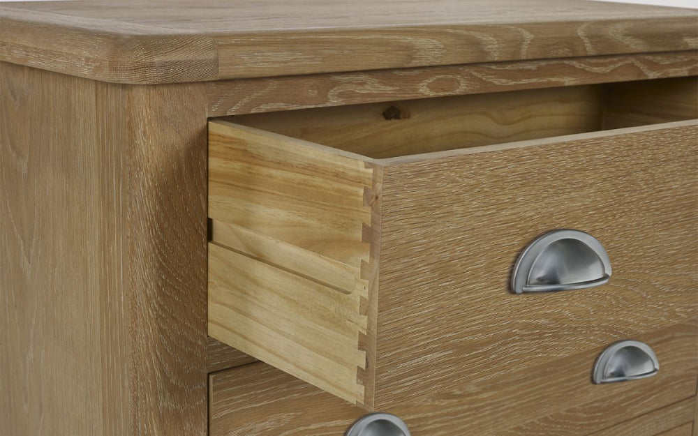 Marissa 3 Drawer Chest Drawer Open Detail 2