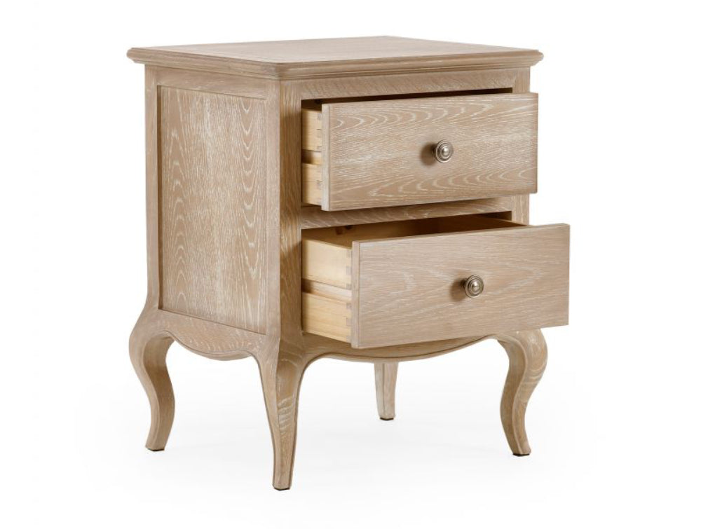 Marseille 2-Drawer Bedside Table 2