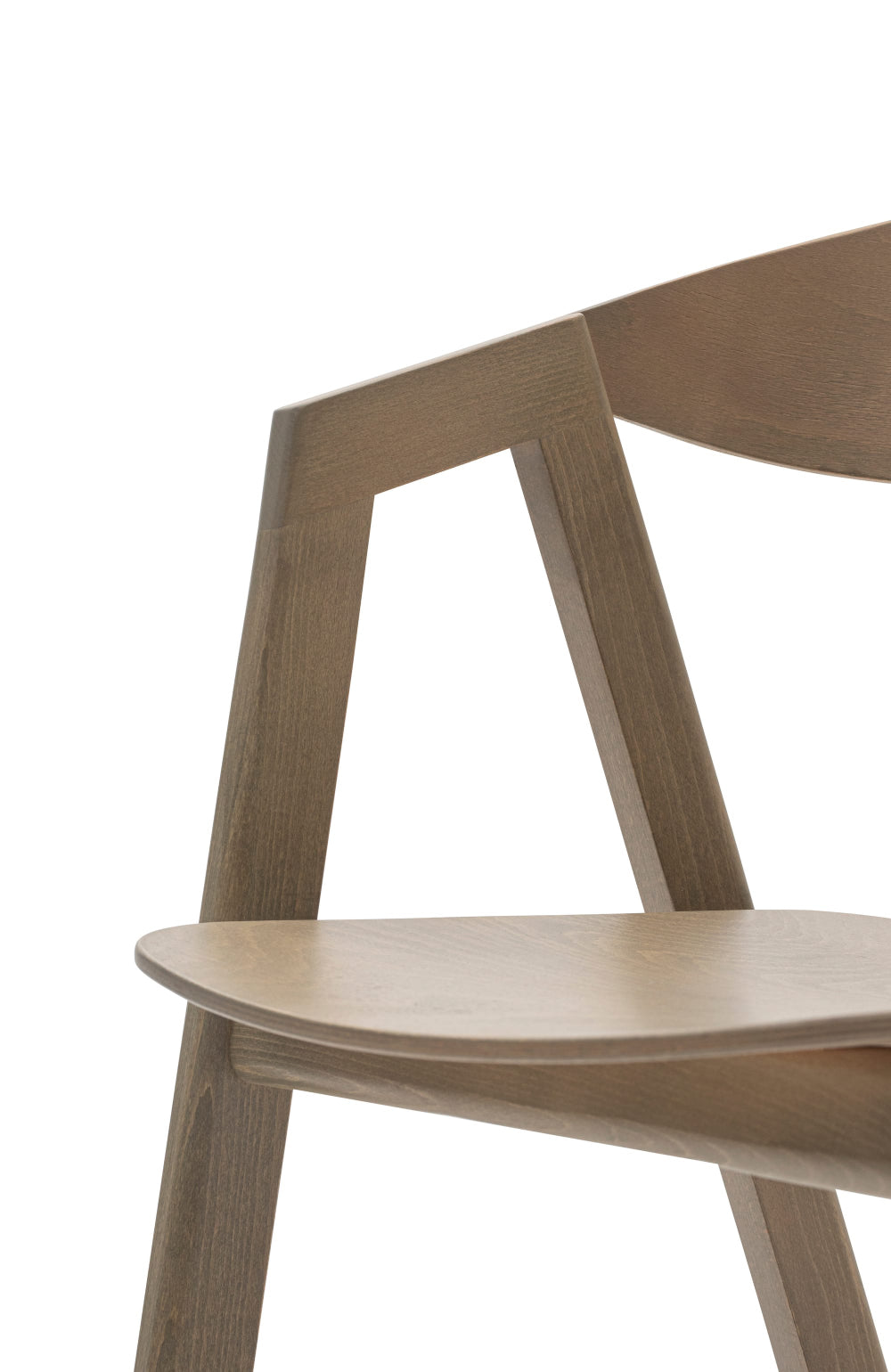 Micro Wooden Bar Stool with Footrest Armrest Detail 2