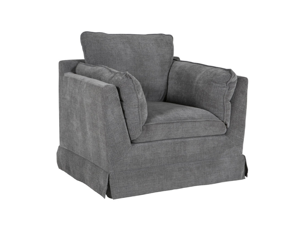 Miles Charcoal Armchair