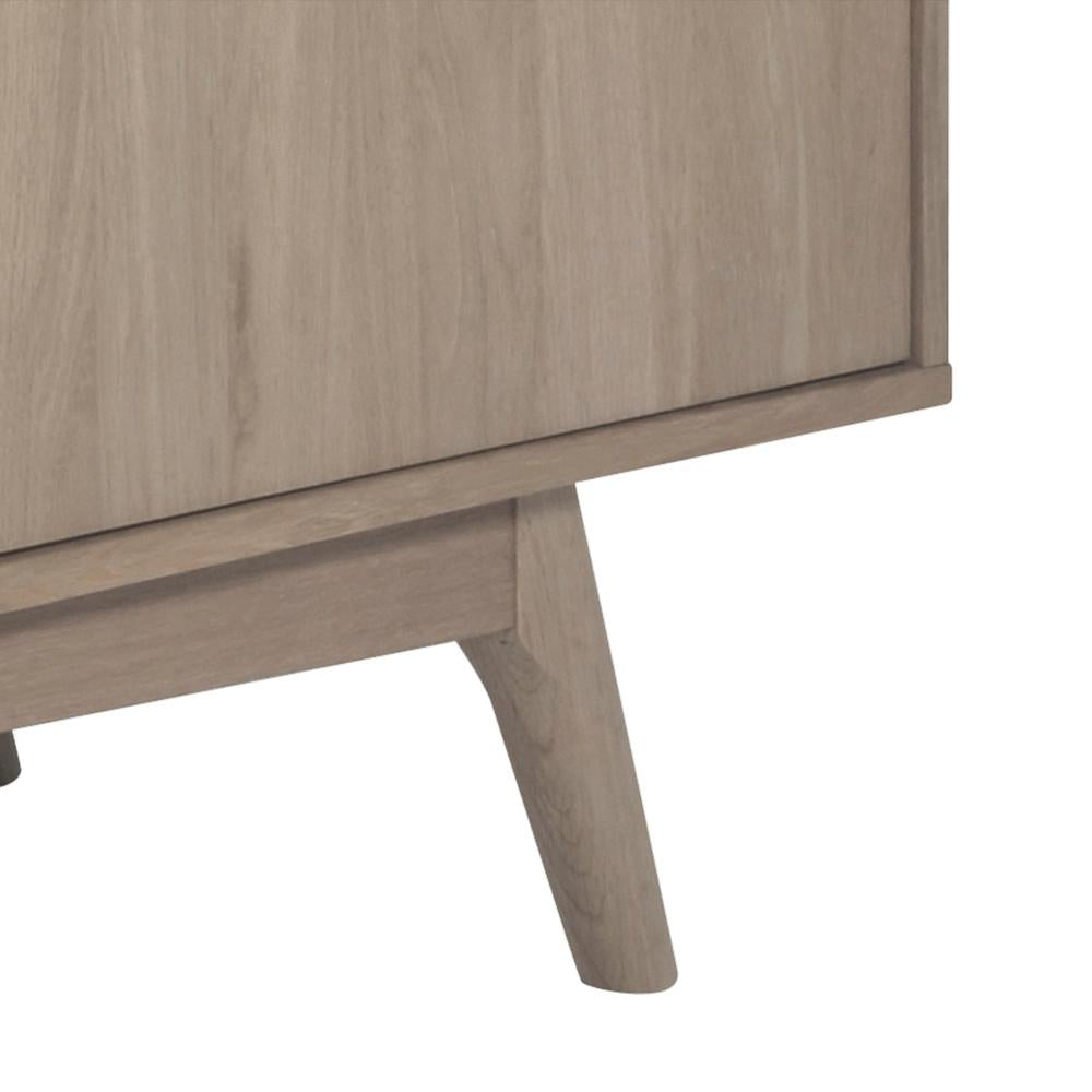 Milo White Pigment Sideboard Leg Detail