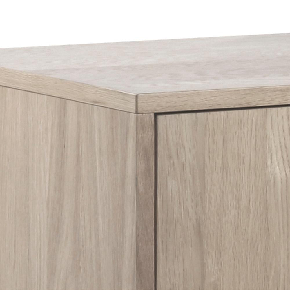 Milo White Pigment Sideboard Top Corner Detail