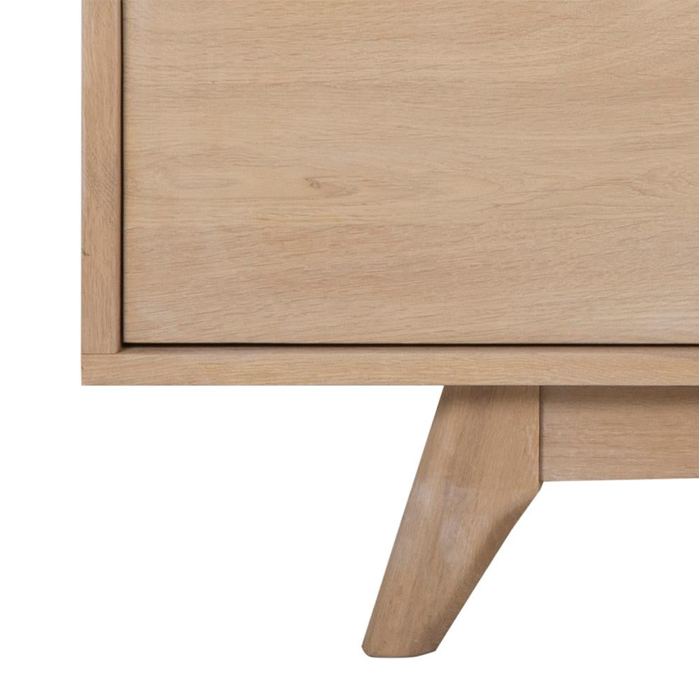 Milo Wooden Media Unit Leg Detail