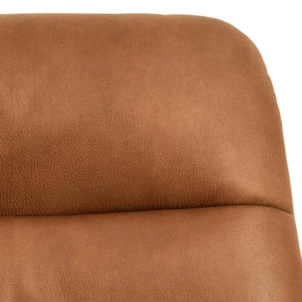 Mindy Lounge Chair Brandy Backrest Detail