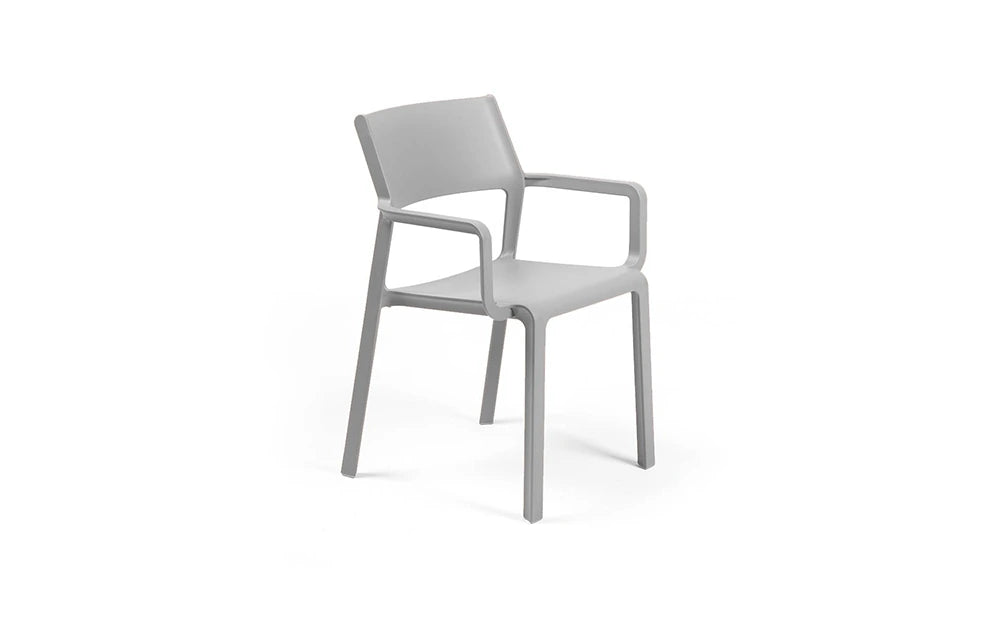 Nardi Thrill Stackable Monobloc Chair with Armrest - Grey