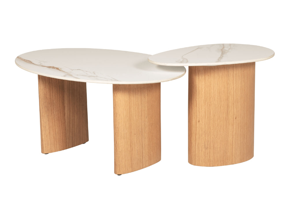 Ned Coffee Table with Lamp Table 2