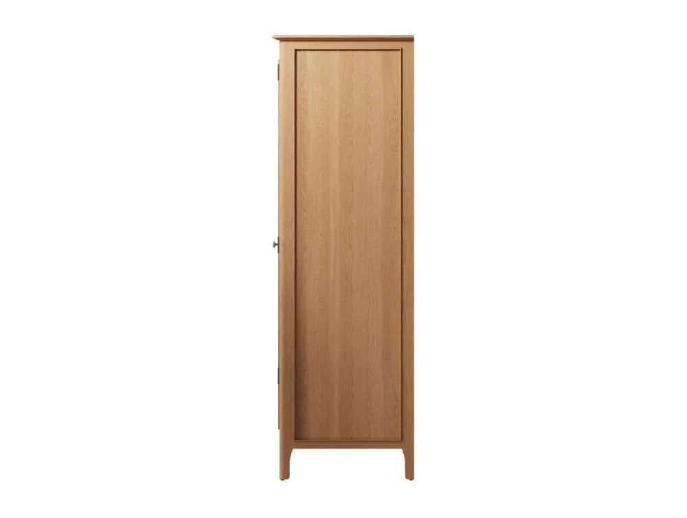 Ned Full Hanging Wardrobe Natural Oak 4