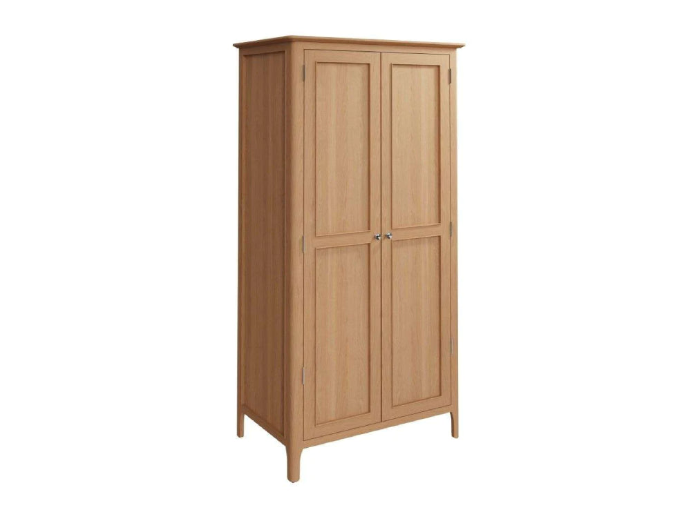 Ned Full Hanging Wardrobe Natural Oak