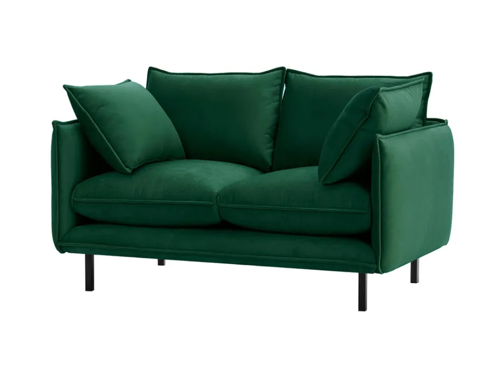 Noah 2 Seater Sofa - Green Glass