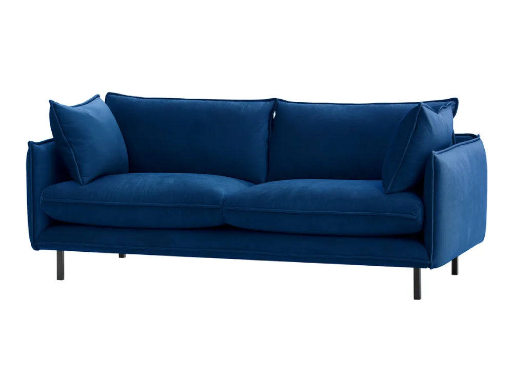 Noah 3 Seater Sofa - Navy Blue