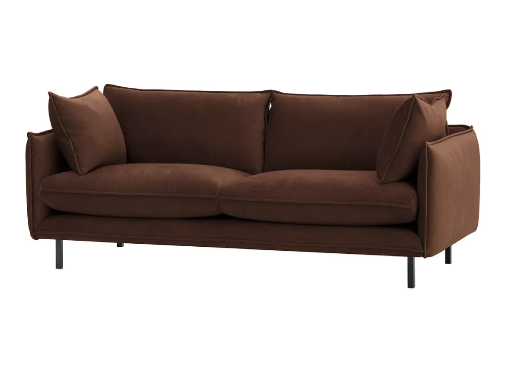 Noah 3 Seater Sofa - Brown