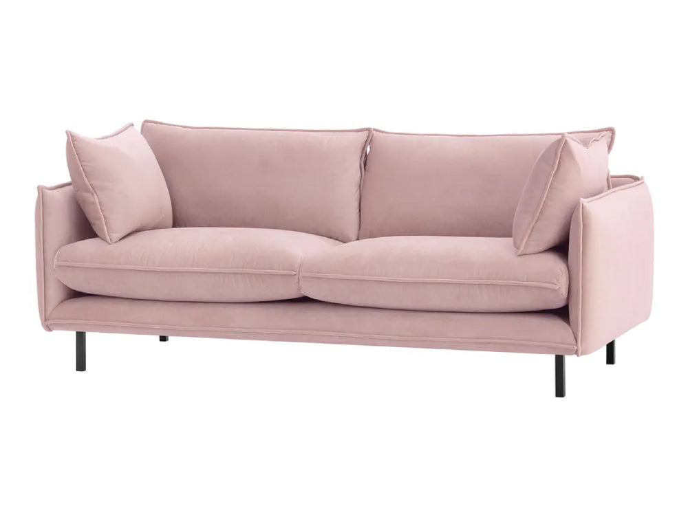 Noah 3 Seater Sofa - Powder Pink