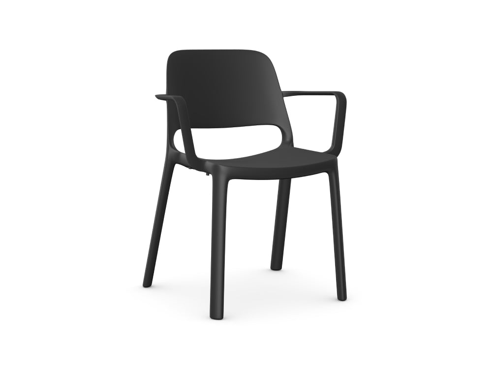 Nuke Polypropylene Outdoor Chair with Armrests 2