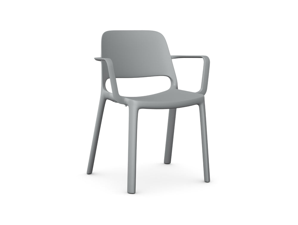 Nuke Polypropylene Outdoor Chair with Armrests 3