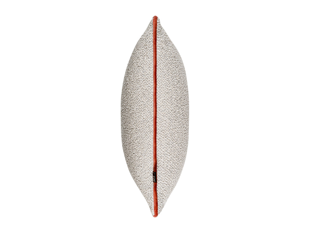 Oasis Medium Upholstered Cushion Ecru Salmon 2