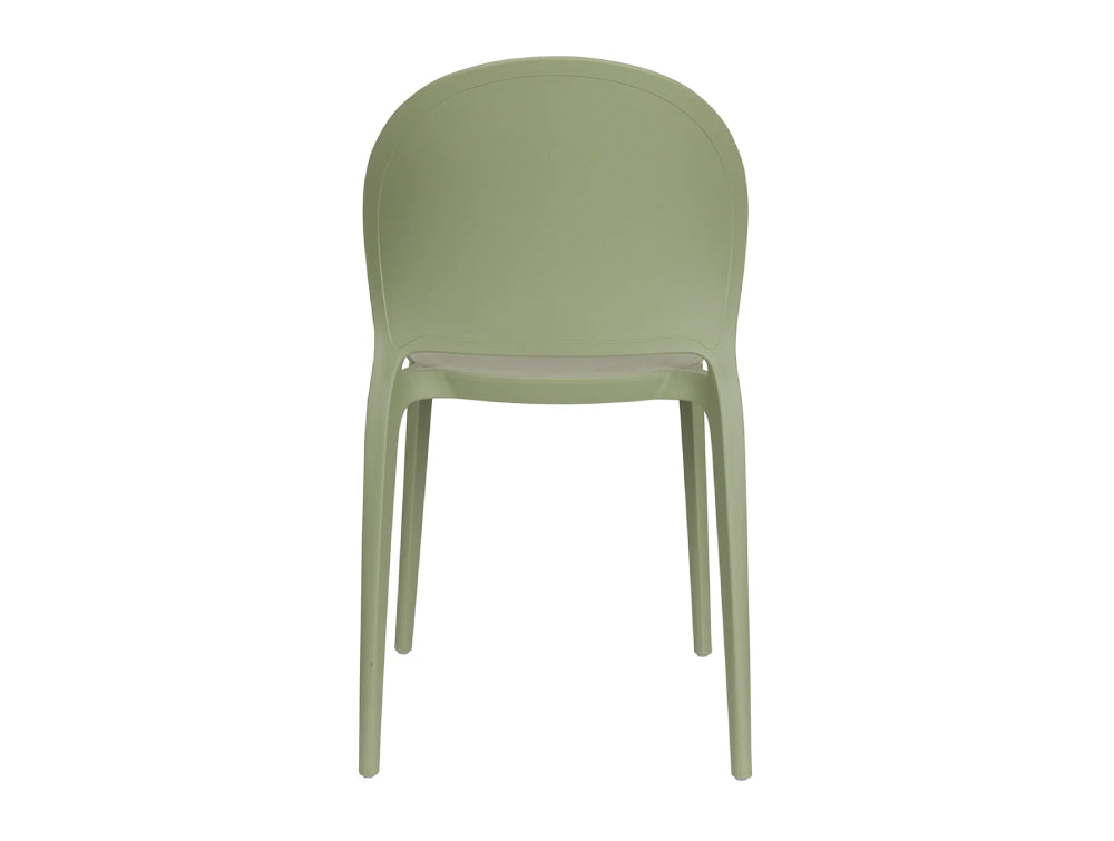 Obi Stackable Outdoor Chair Green 5