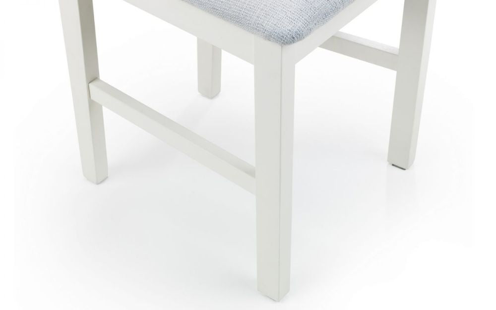 Orr Dining Chair Ivory Leg Detail