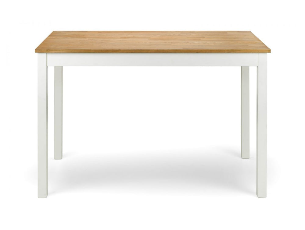 Orr Dining Table 1180mm Ivory and Oak 2