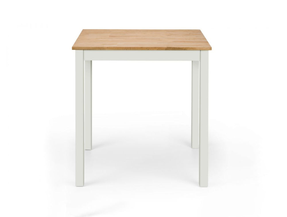 Orr Dining Table 750mm Ivory and Oak 2
