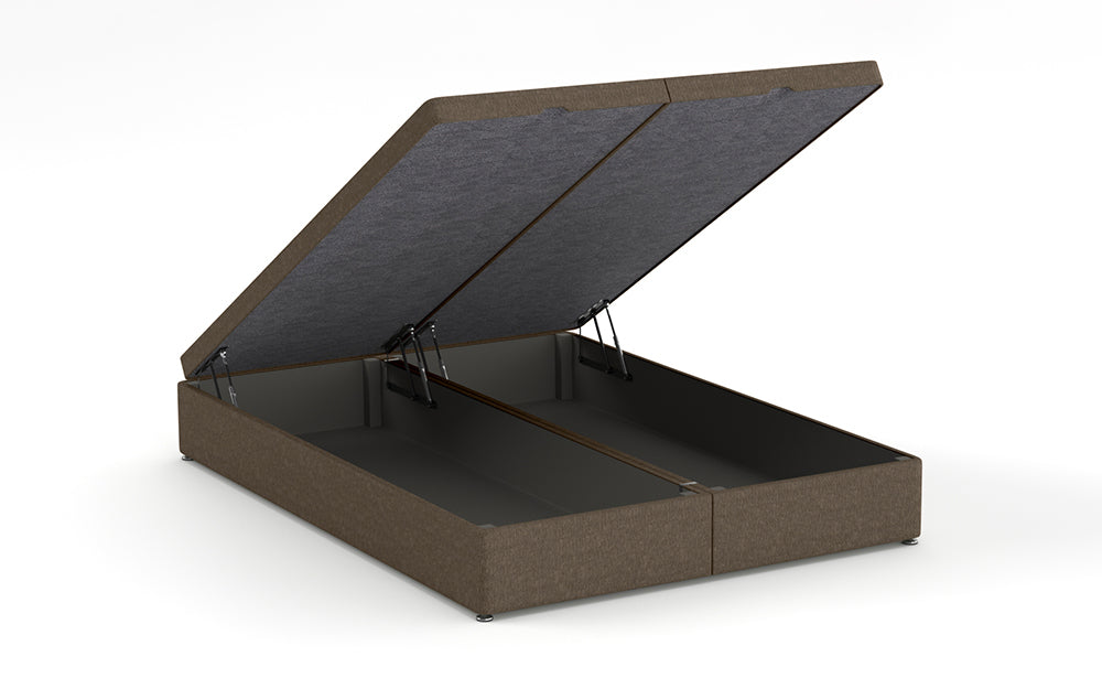 Ottoman Bed 4'6" Double with Full in Graceland Taupe