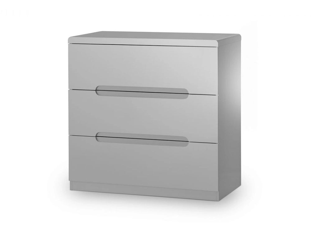 Parker 3 Drawer Chest Grey