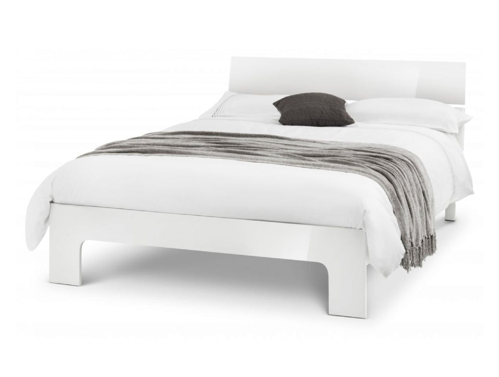 Parker Double Sized Bed Frame White