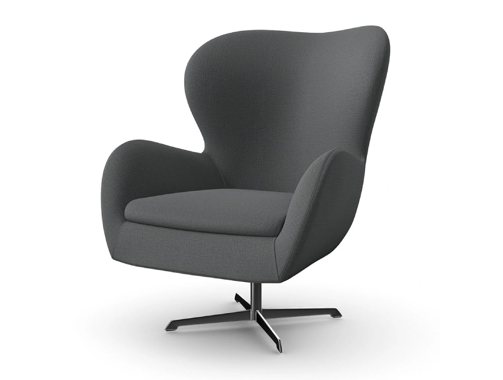 Pause Lounge Armchair with Swivel Frame