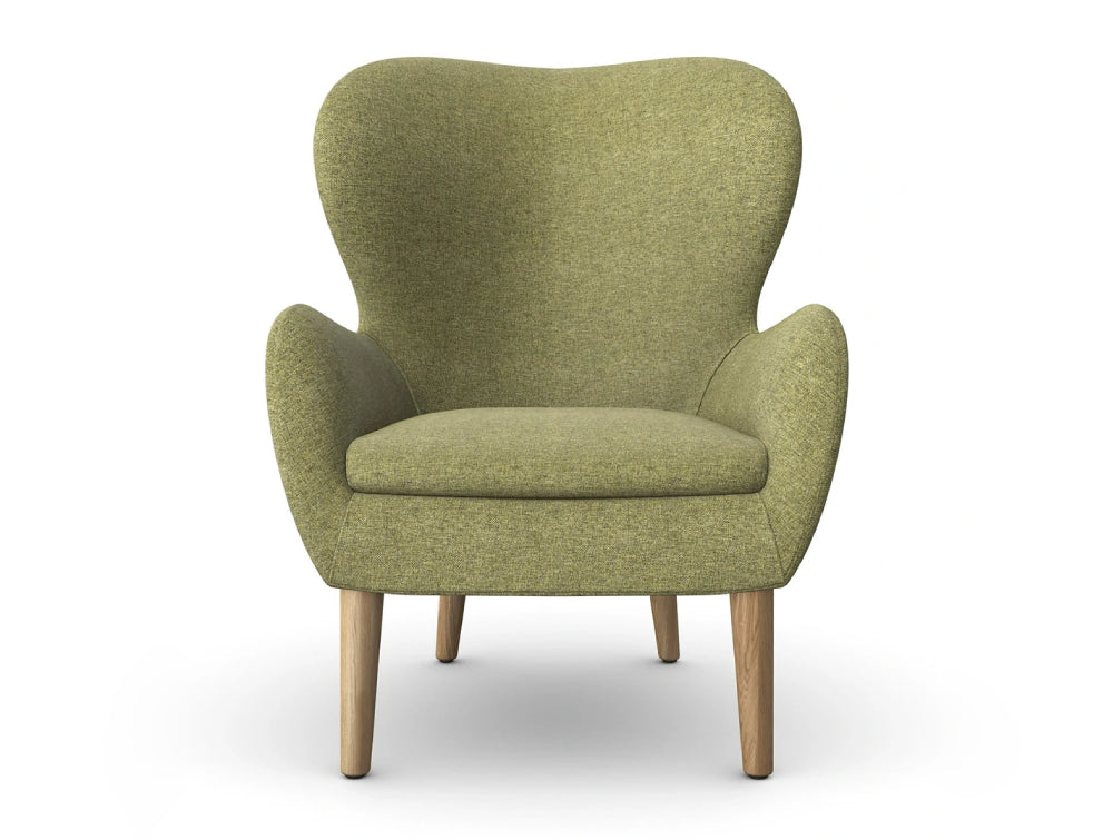 Pause Lounge Armchair with Wooden Frame