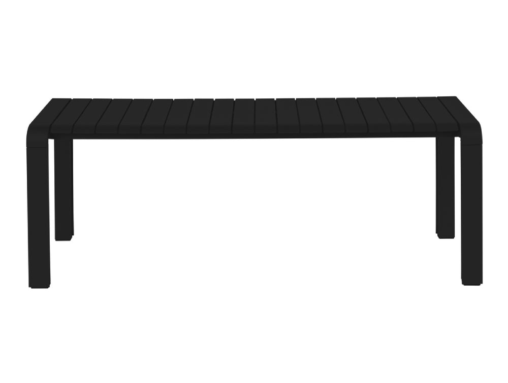 Portia Outdoor Bench 1295x450 Black